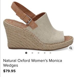 👡TOMS Oxford Monica Wedges! 👡
